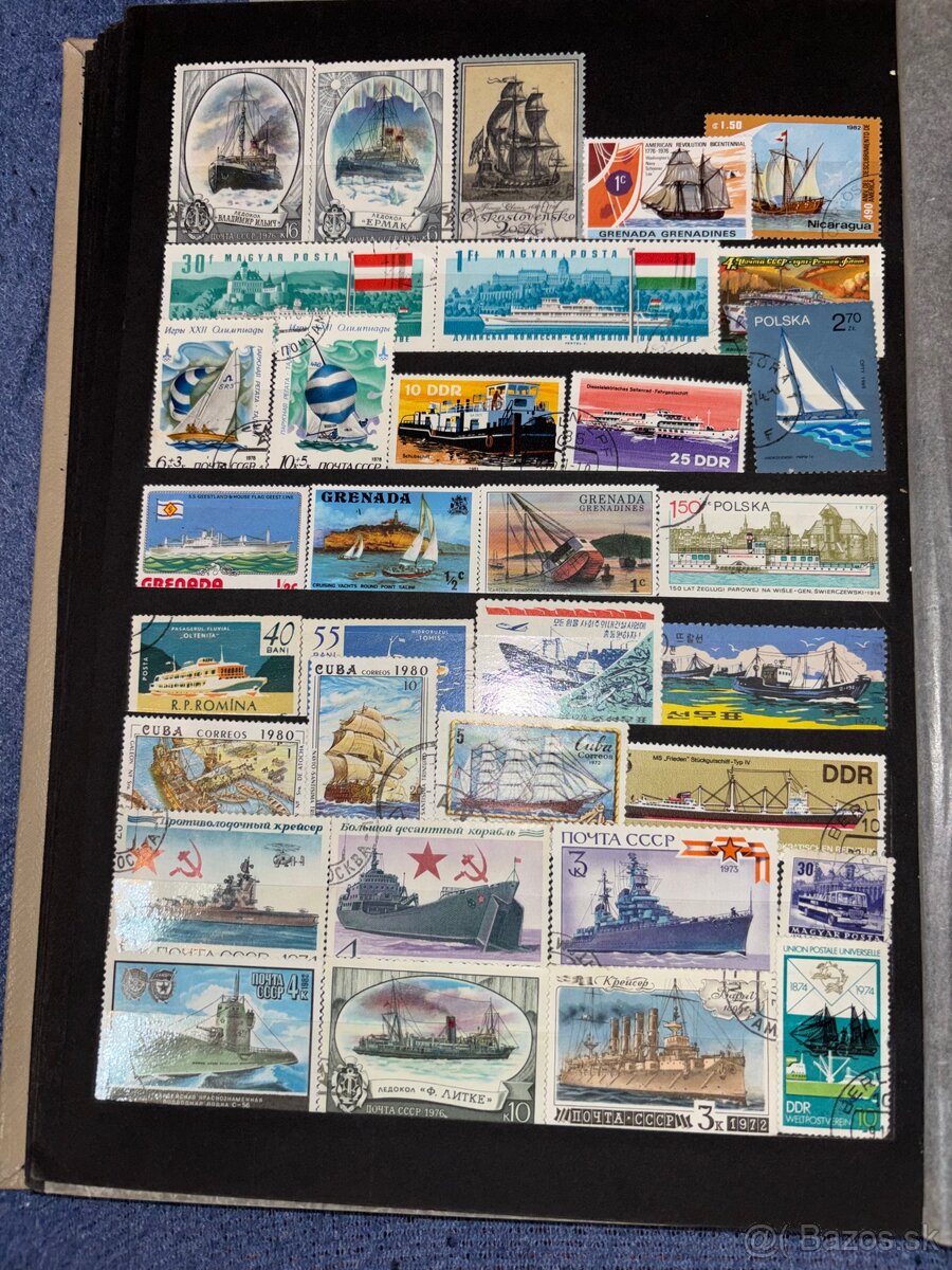 Celý album poštových známok - 13