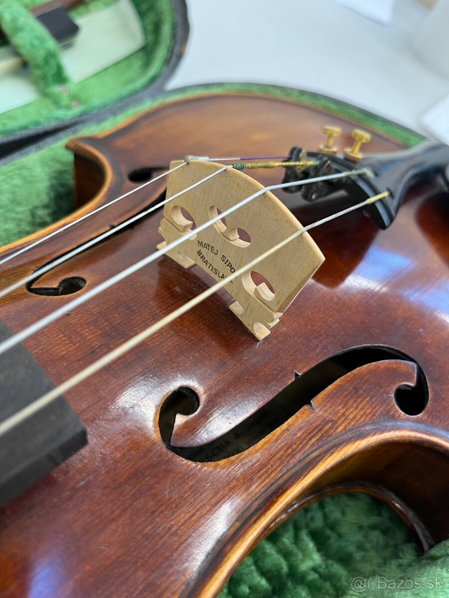 Staré majstrovské husle Mitterwald - 13