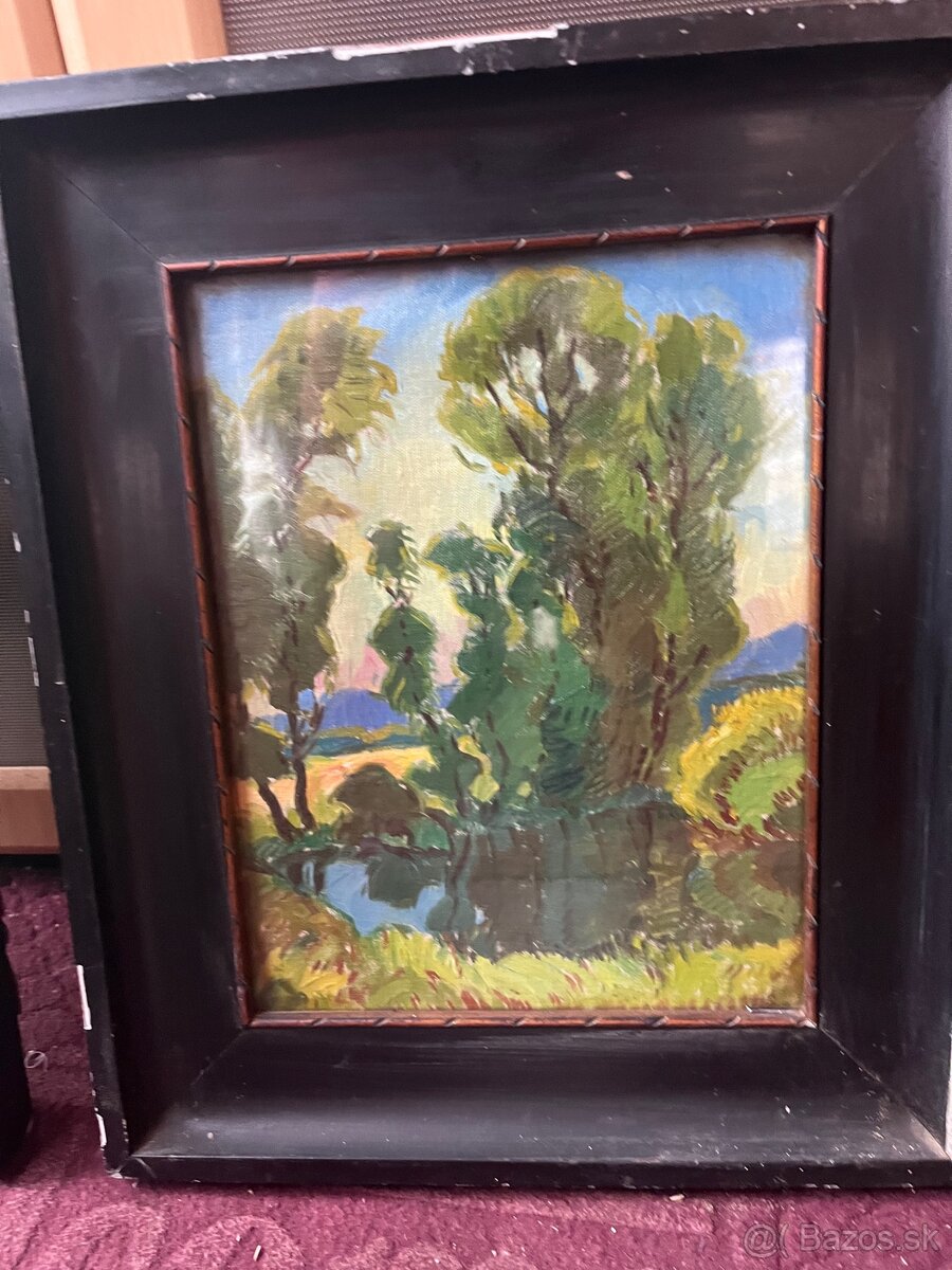 Staré gobelíny a olejomaľby - 13