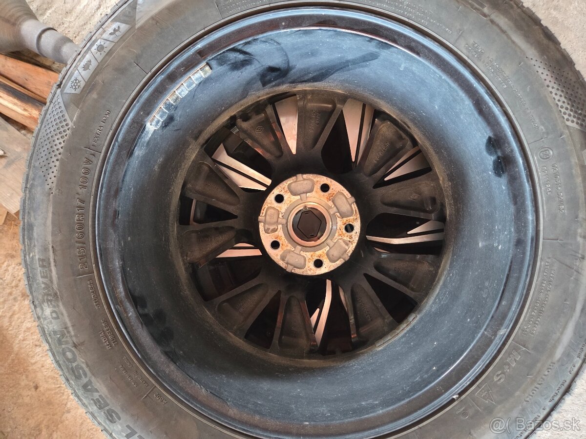 Predám 4ks alu Disky Renault EDIRIS 17" - 13