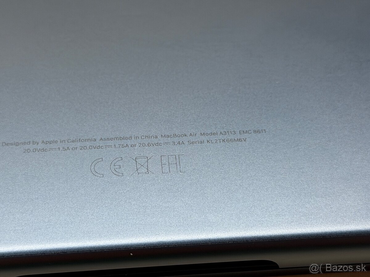 MacBook Air 13.6", M3, 8GB, 256GB, Midnight - 13