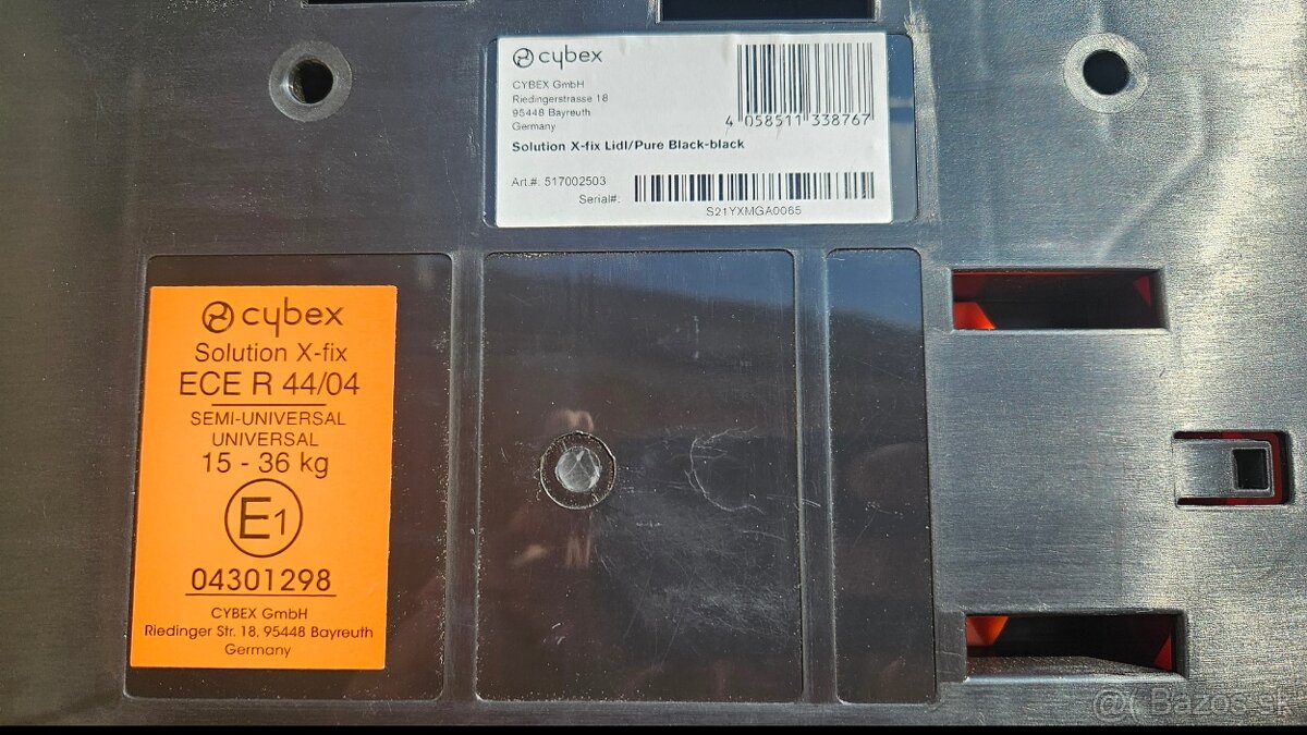 Autosedačky Cybex Solution X-fix - 13