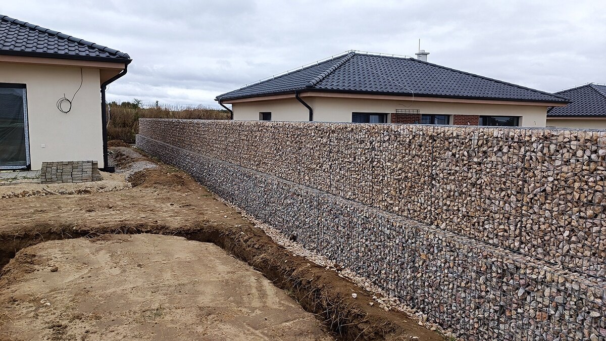 Gabiónové ploty a múry na mieru - 13
