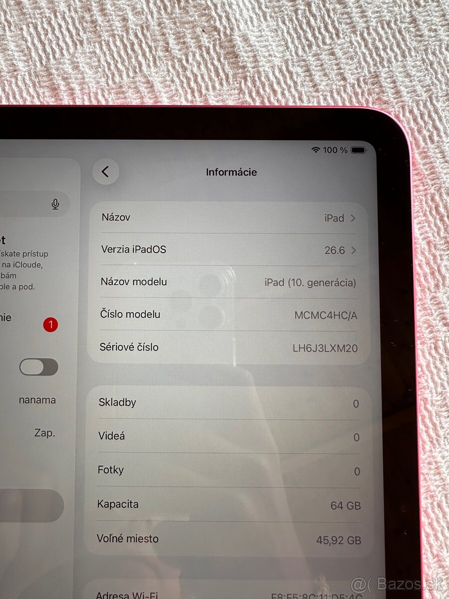iPad 10 generácie PINK 64gb - 13