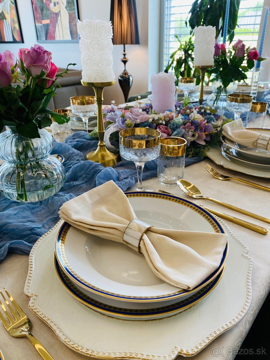 Veľká retro obedová súprava, posielam kuriérom - 13