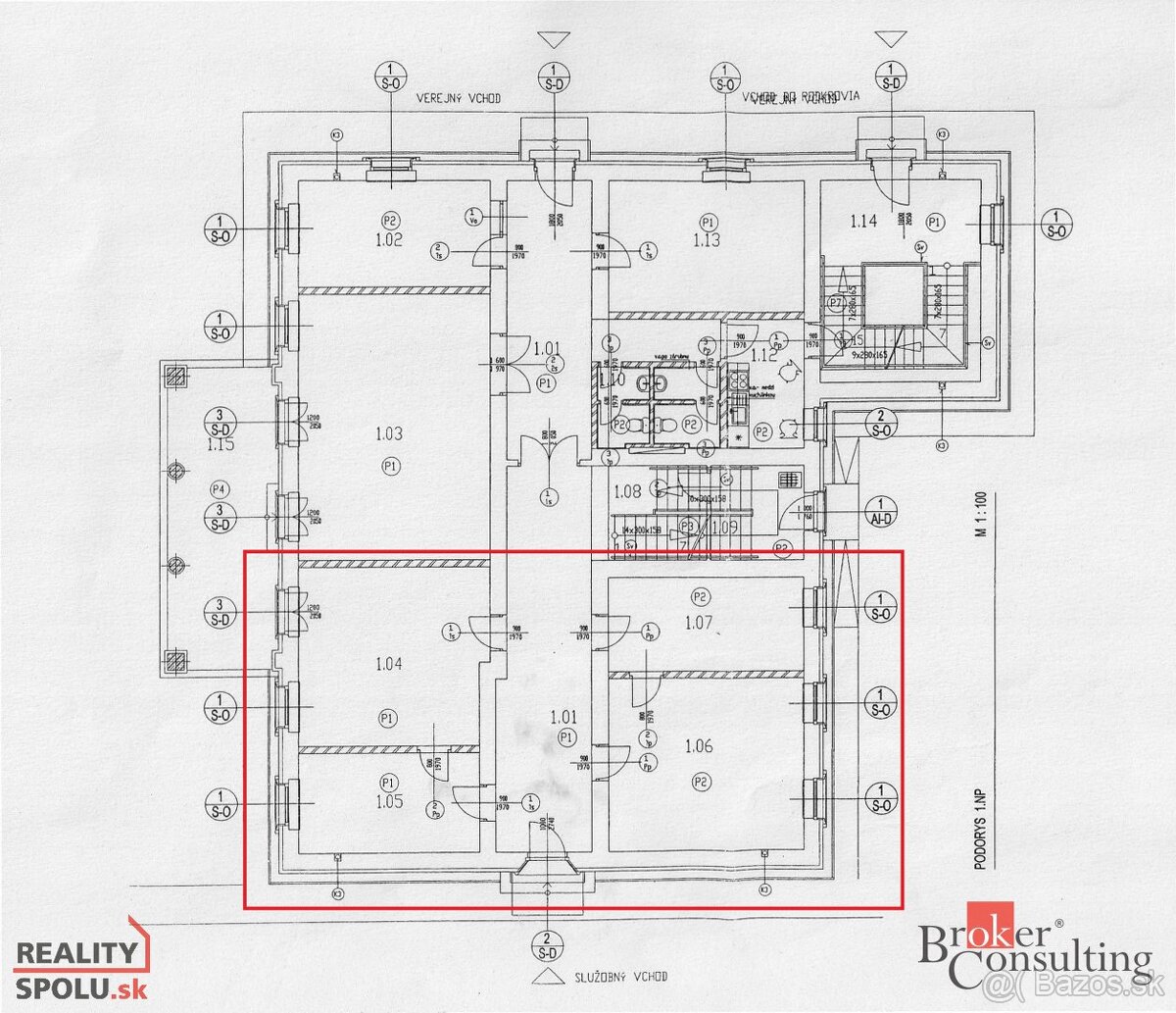 Reprezentatívne kancelárie 145 m² na prenájom – Nobelova uli - 13