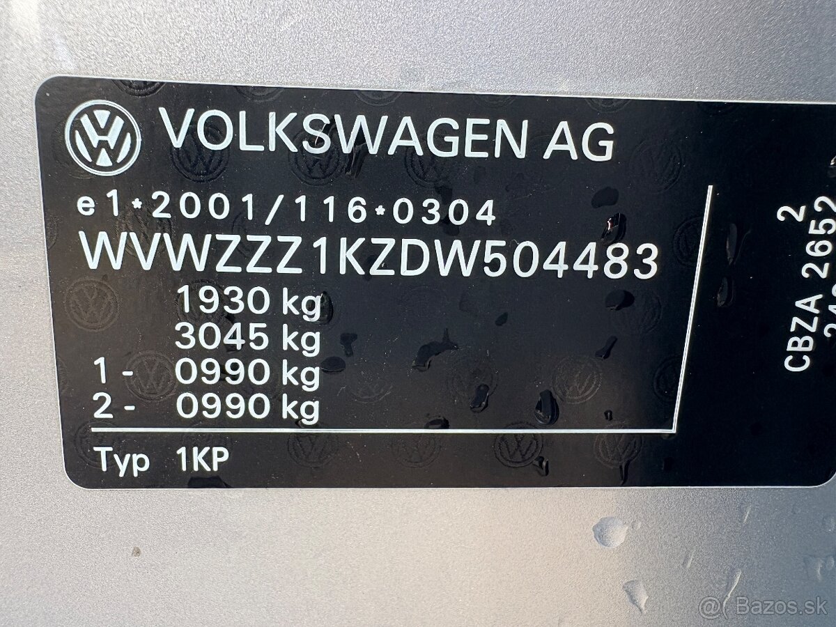 Vw golf 6 plus 2012 - 13