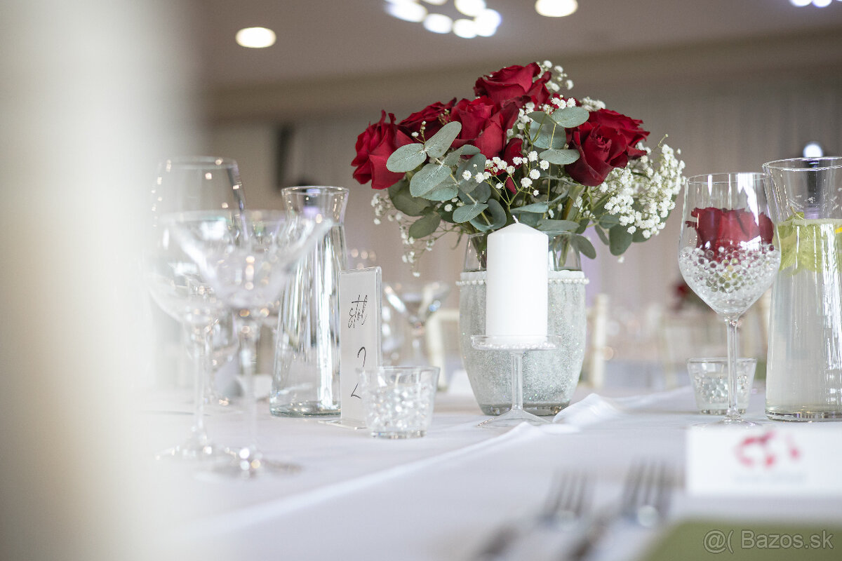 svadobná výzdoba na stoly - 13