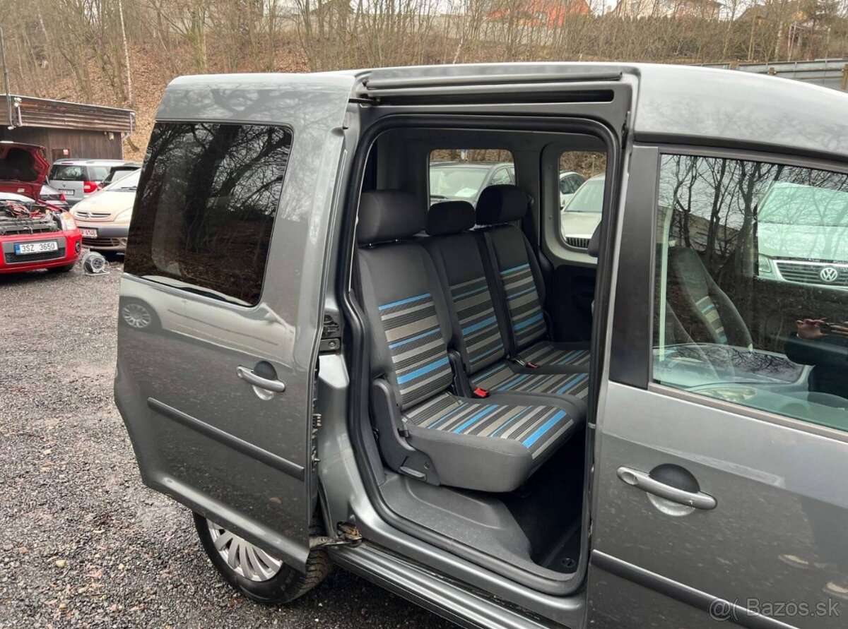 VW Caddy 1.2 TSI 77 kW 2x šoupačky 2011 klima serviska - 13