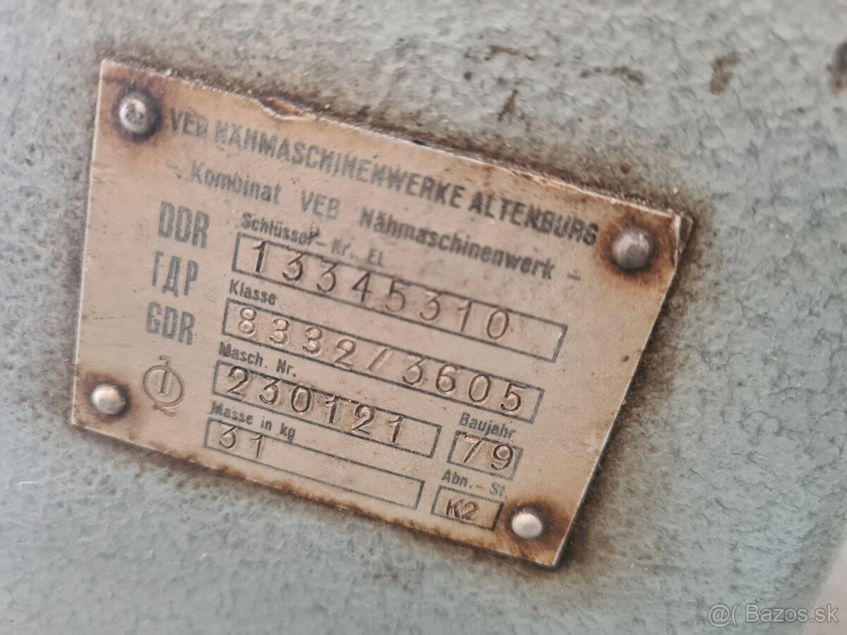 Priemyselný šijací stroj Textima Altin - 13