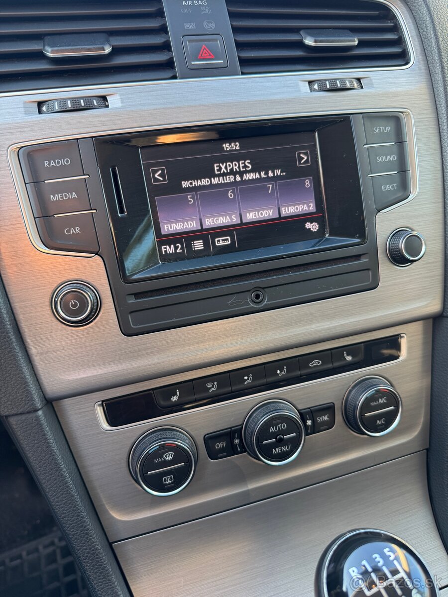 Vw golf 7,1.2tsi, prvý majiteľ,nebúrane, nelakovane - 13