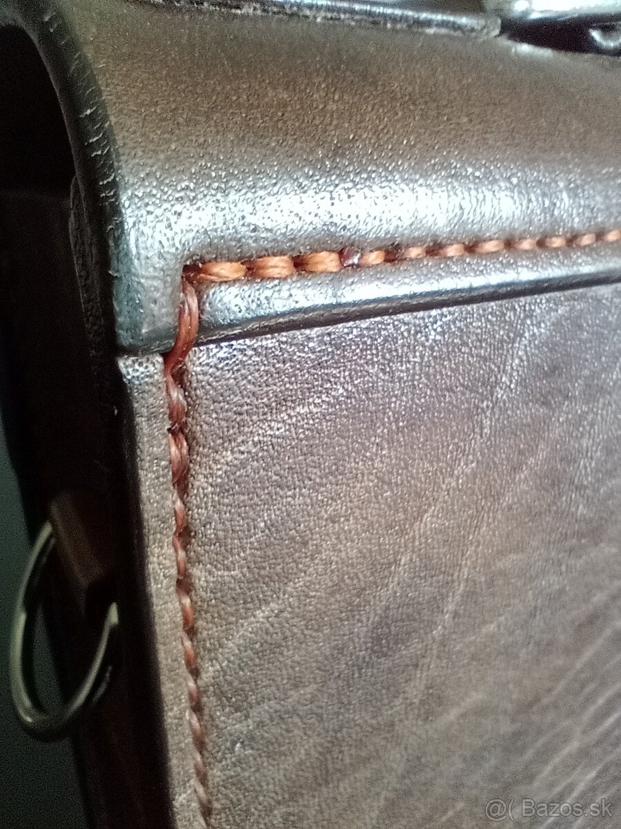 Kožená kabelka-aktovka - 13