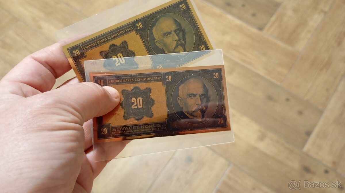 zlaté československé bankovky - 13