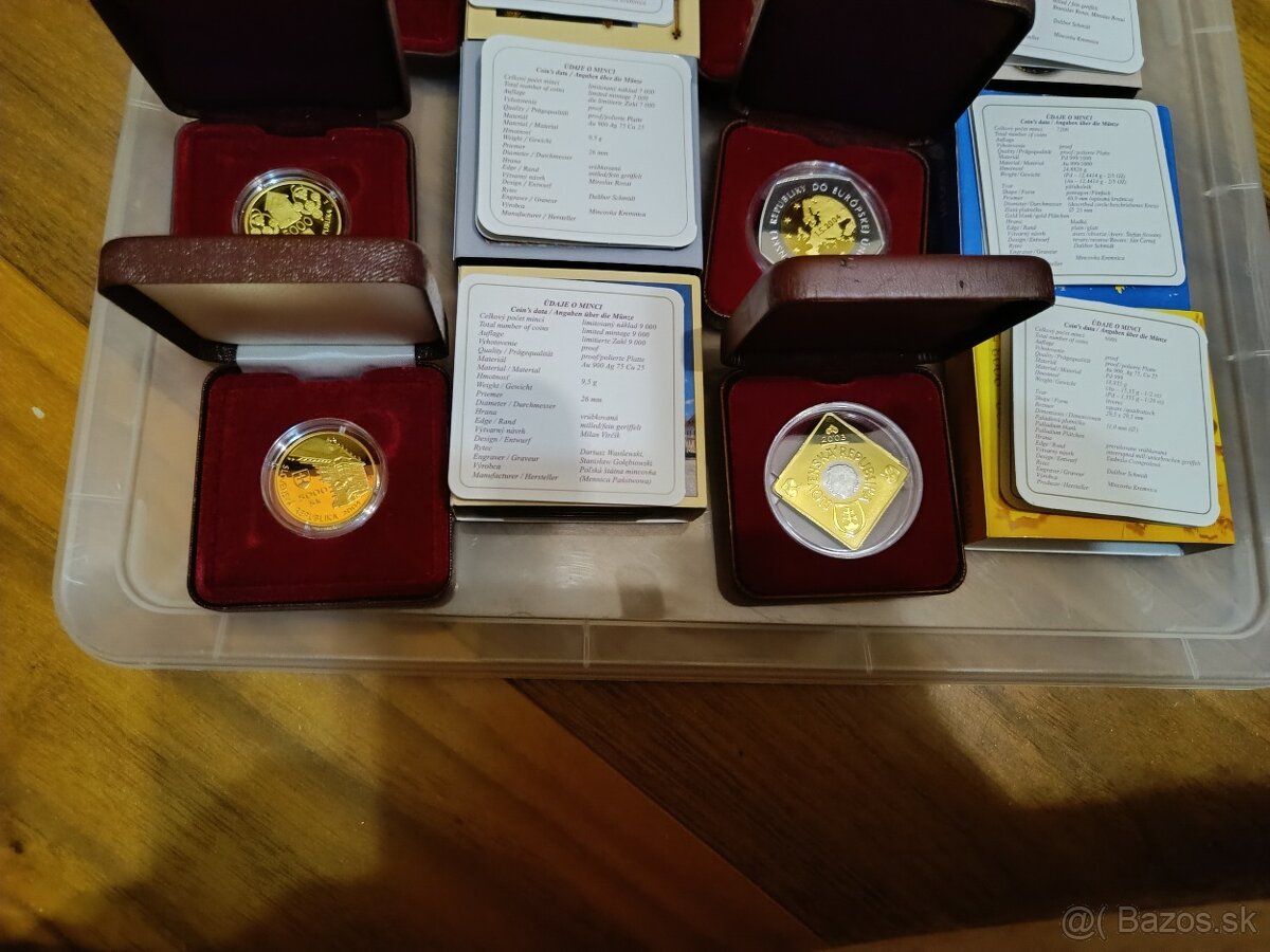 Predém SK mince nominal 5000,-SK -zlate - 13