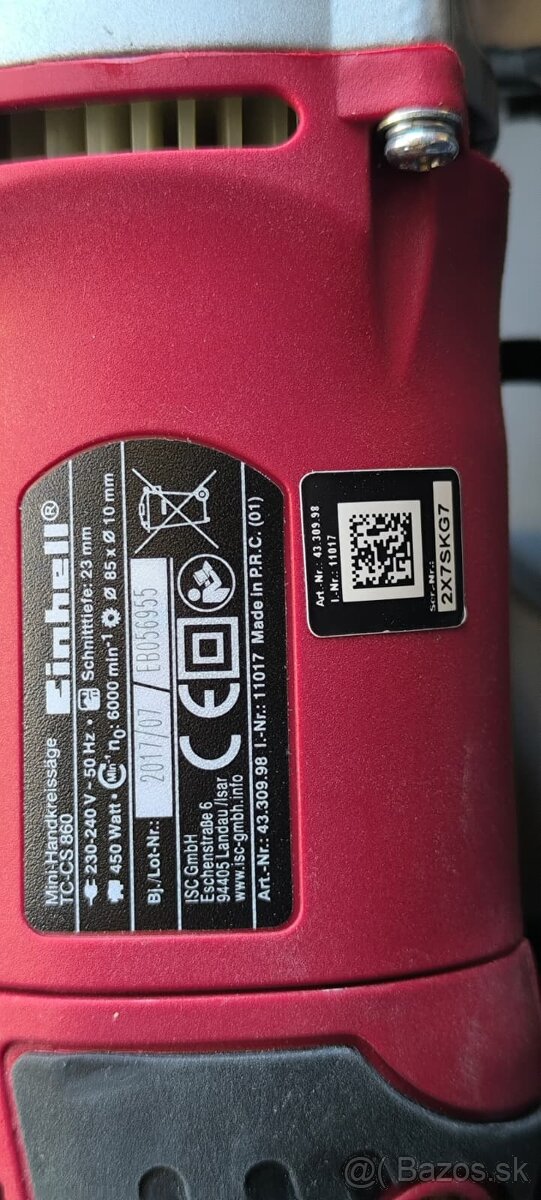 pila Einhell TC-CS 860/1 Kit - 13