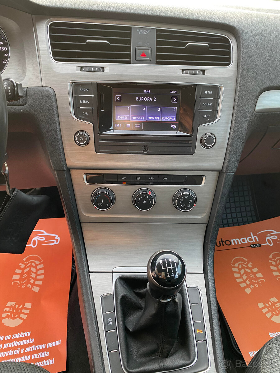 Volkswagen Golf 7 variant, 2,0 tdi 110 kw rv 2014 228900km. - 13