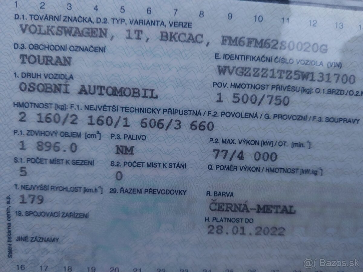 predám volkswagen turan - 13