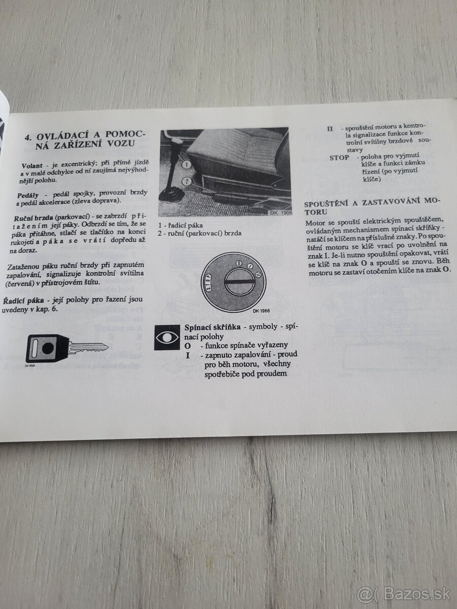 Škoda-pick-up návod k obsluze a údržbe, - 13