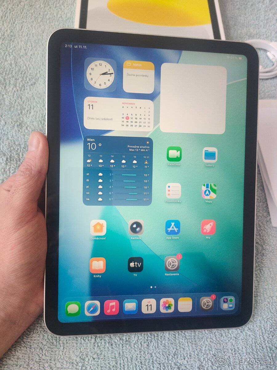 Apple iPad (A16) Wi-Fi 128GB 2025 Silver - 13