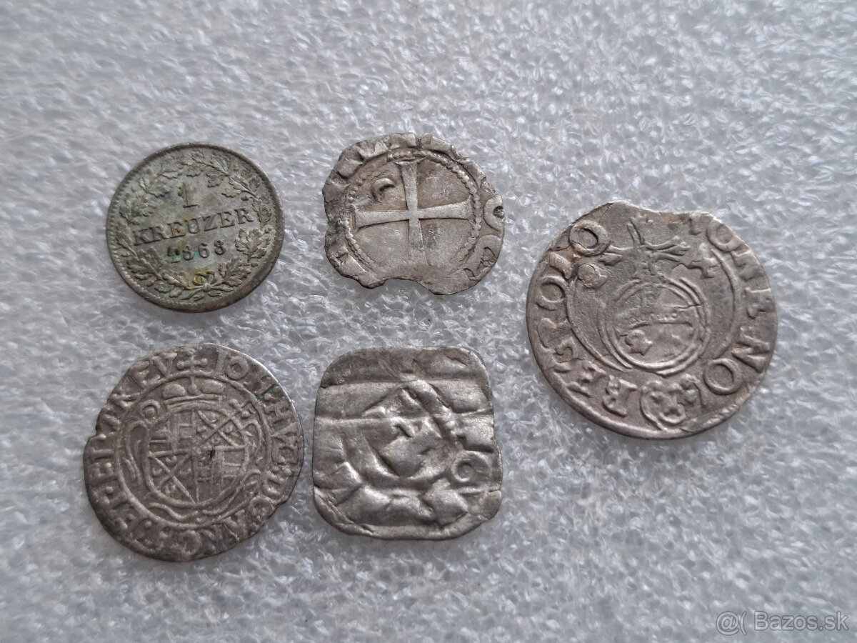 Stare strieborne mince Europa/svet - 13