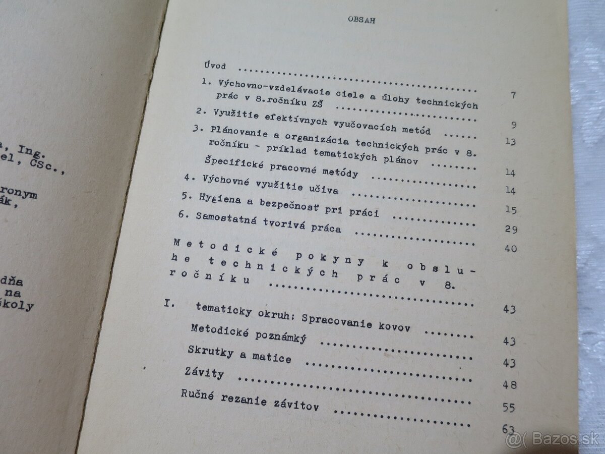 3x metodická príručka na výučbu techniky (1981-1983) - 13