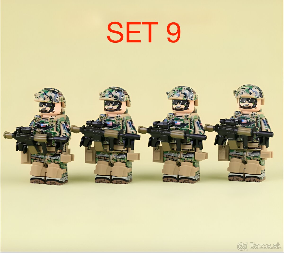 Rôzne sety vojakov 1 + doplnky - typ lego - 13