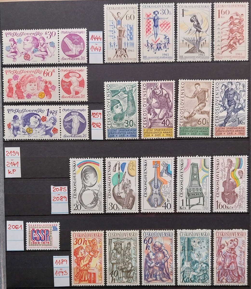 Známky ČESKOSLOVENSKO – 1 - 13