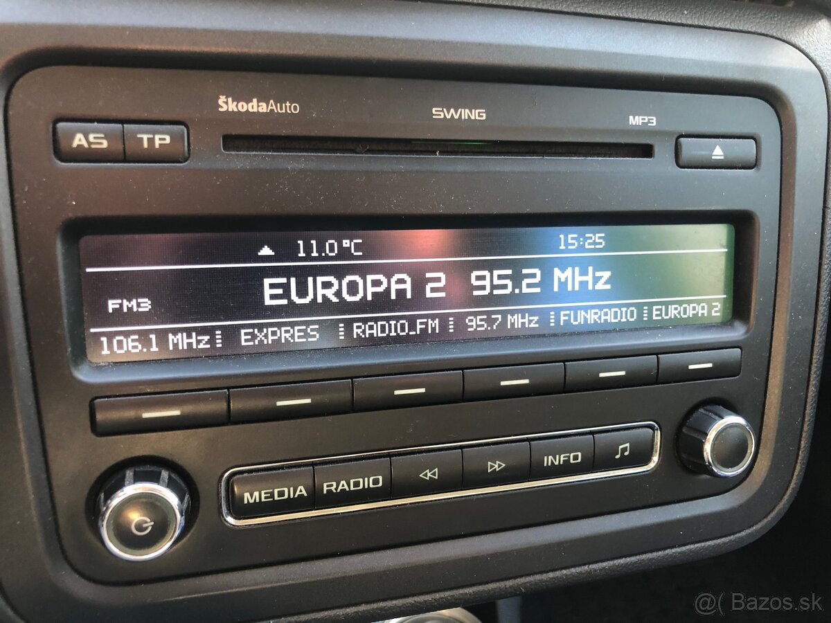 Škoda Roomster 1,2 TSI 63kW 2012 - 13