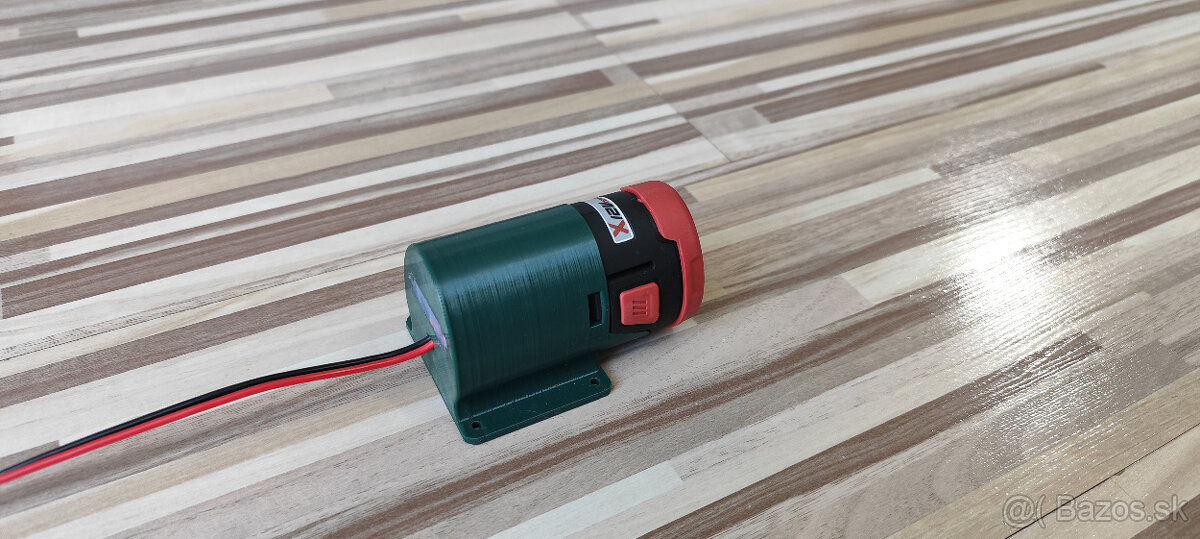 Adaptér batérie parkside 12V Team možnosť montáže na STENU - 13