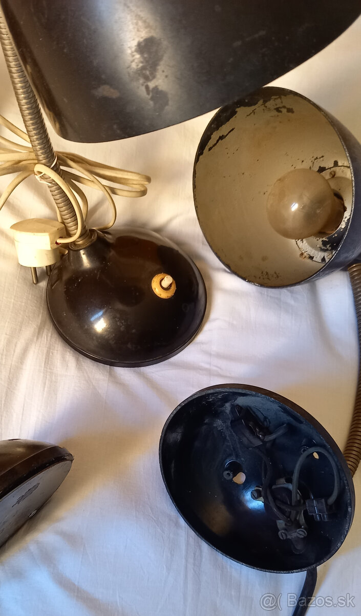 Predám bakelitovú retro lampu 3 kusy - 13