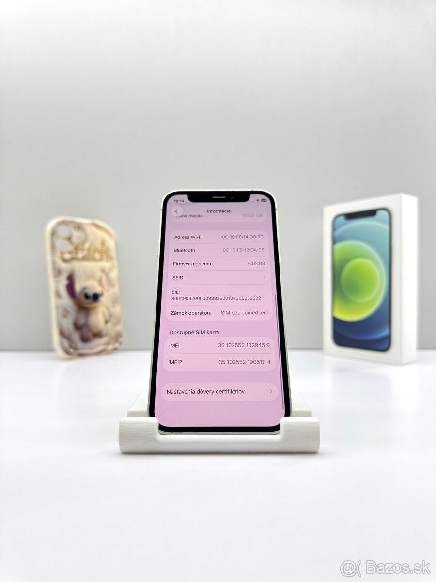 iPhone 12 MINI 128GB GREEN SUPER STAV NOVÁ BATÉRIA 100%+SKLO - 13