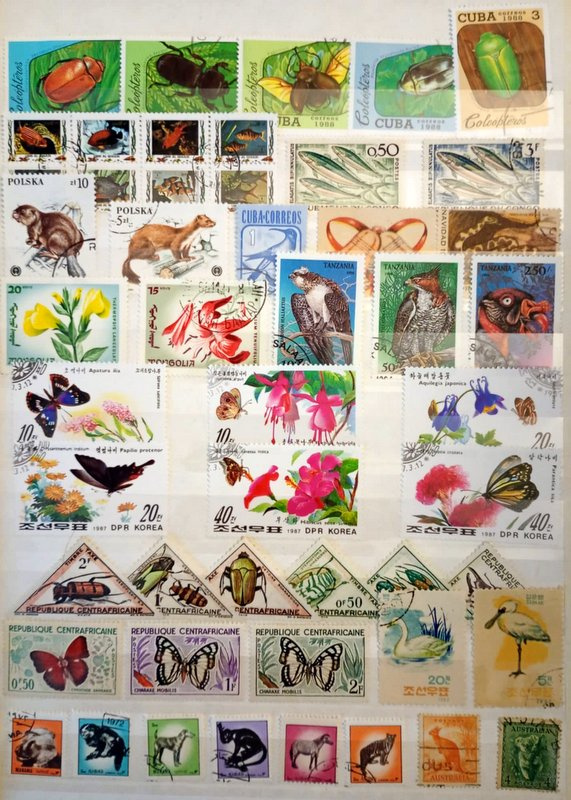 Predám poštové známky fauna ,flóra 596 ks - 13