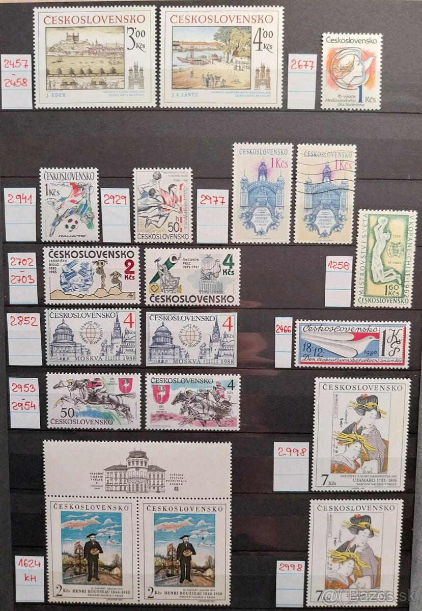 Známky ČESKOSLOVENSKO – 1 - 13