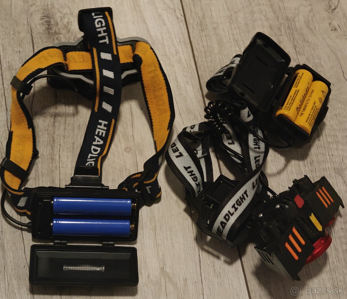 4× čelovka,2× LED baterka,8× nab. batérie+prísl. - 13