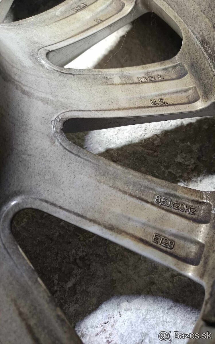 Mercedes GLE zimní sada dvourozměrné 20" 8,5Jx20 ET29/ ET53 - 13