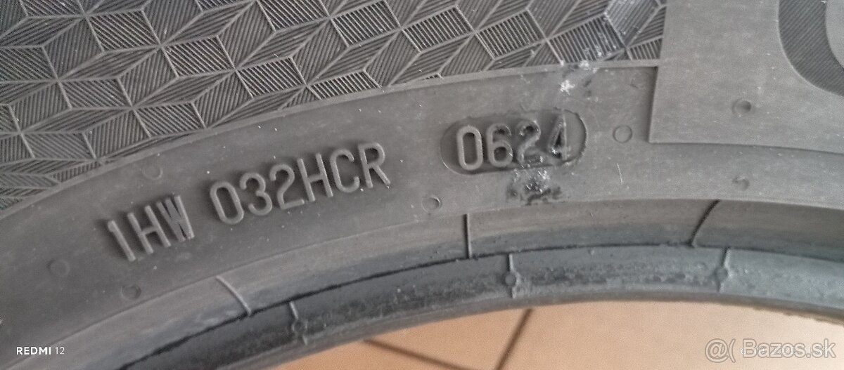 Predám dve letné pneumatiky195x60 R16 Continental - 13