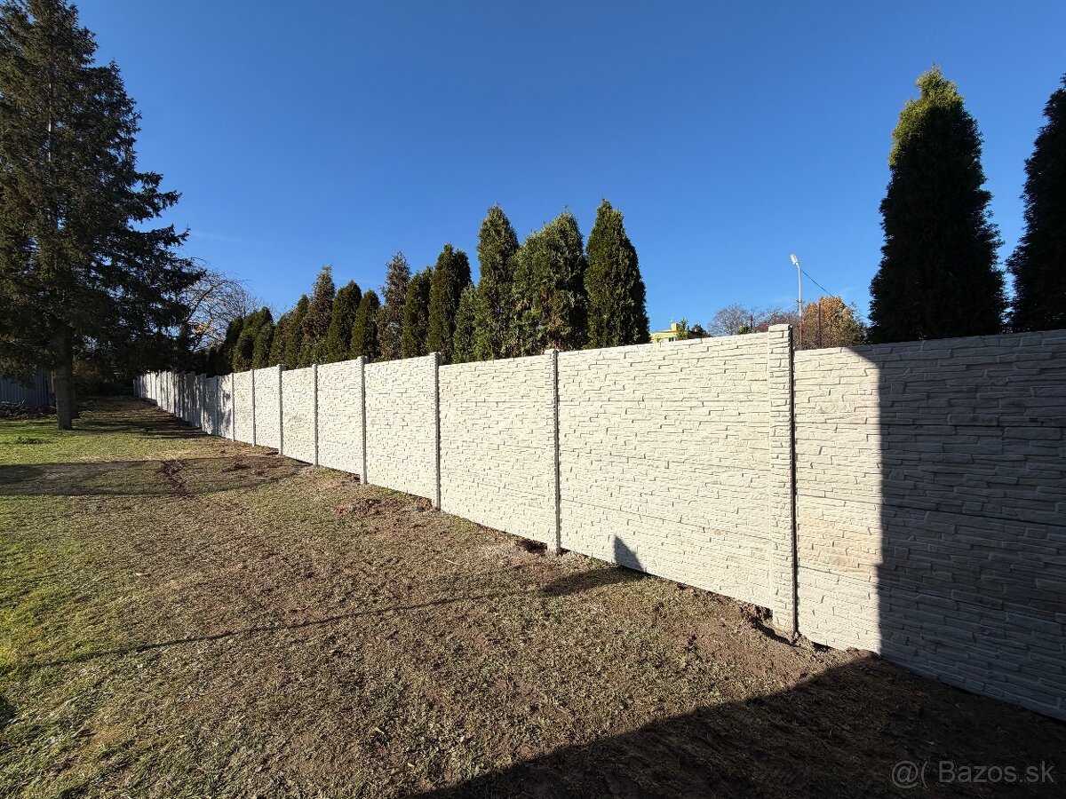 Jesenný výpredaj- Bezpórové vibroliate oplotenie - 13