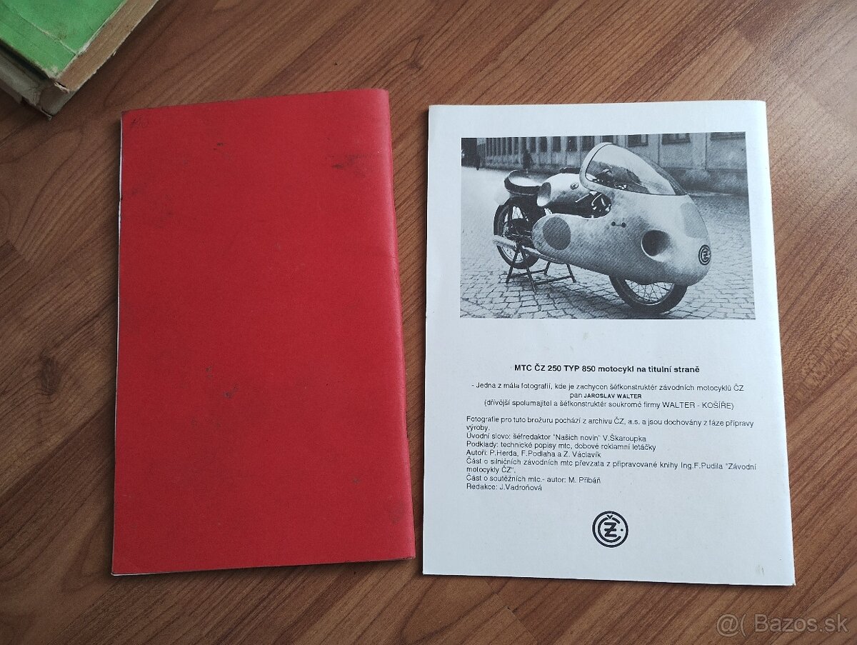 Brožúry na jawa ČZ Dneper M72, MB 750 a ŠKODA atď - 13