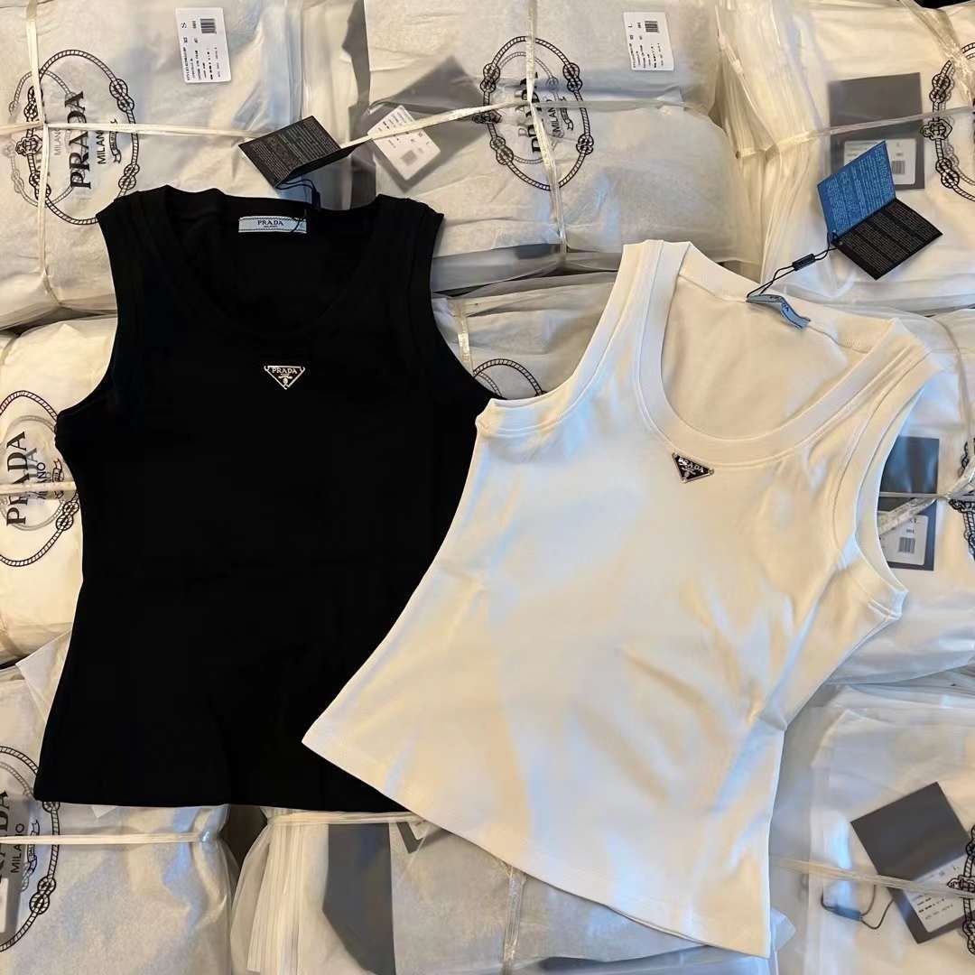 PRADA tielko biele / čierne - 13