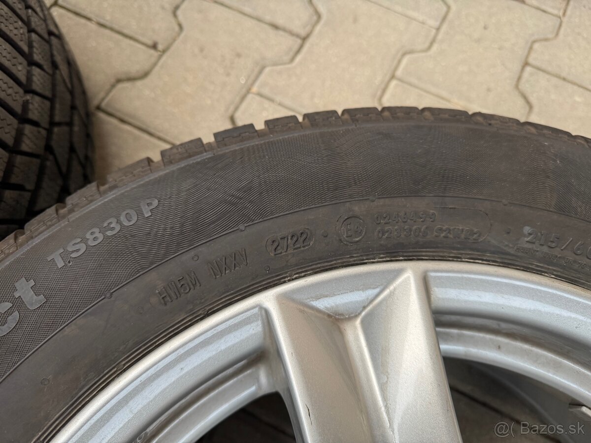 Zimná sada 5x114,3 215/60 R16 Continental - 13