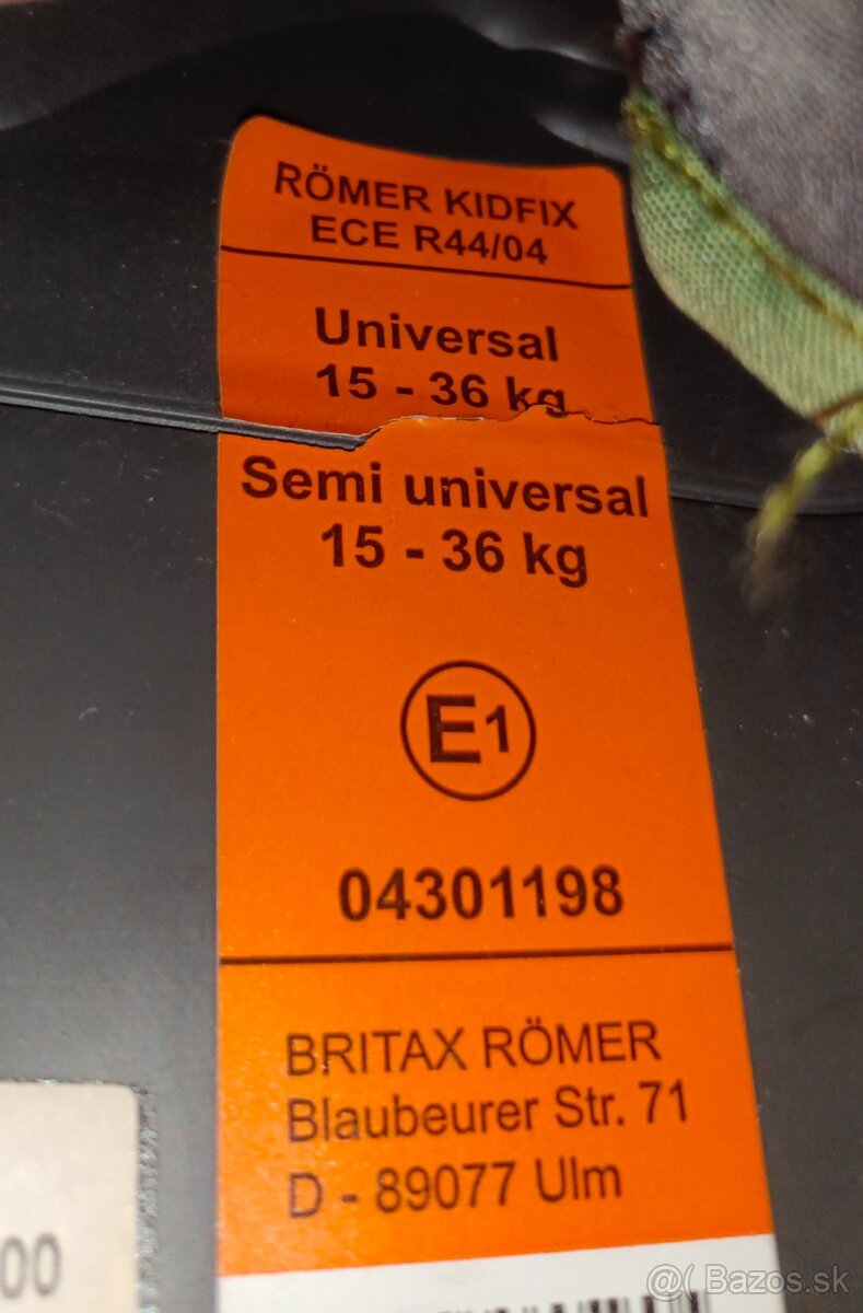 autosedačka BRITAX RöMER KIDFIX - 13