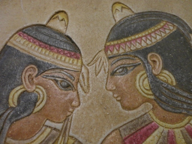 Dekorácie - Egyptský papyrus + nástenné dosky - 13