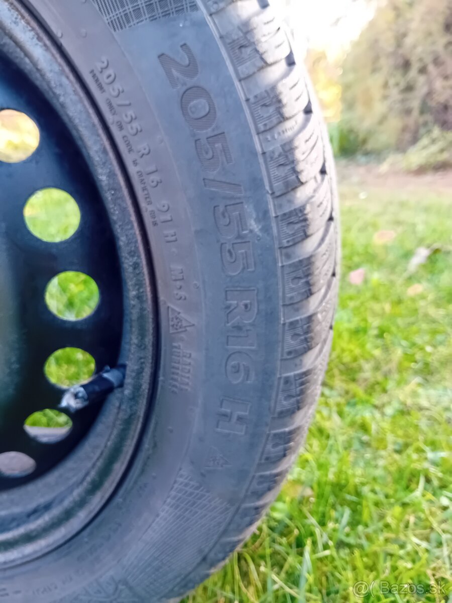 Zimné pneumatiky na diskoch 205/55 R16 H - 13