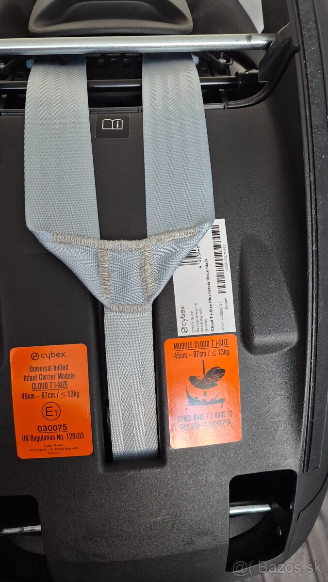 Cybex Cloud T i-Size Plus Sepia Black + Base T (Ba, záruka) - 13