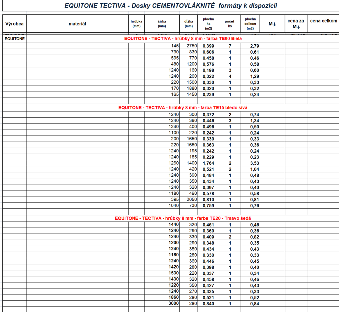 Cementovláknité dosky Equitone - 13