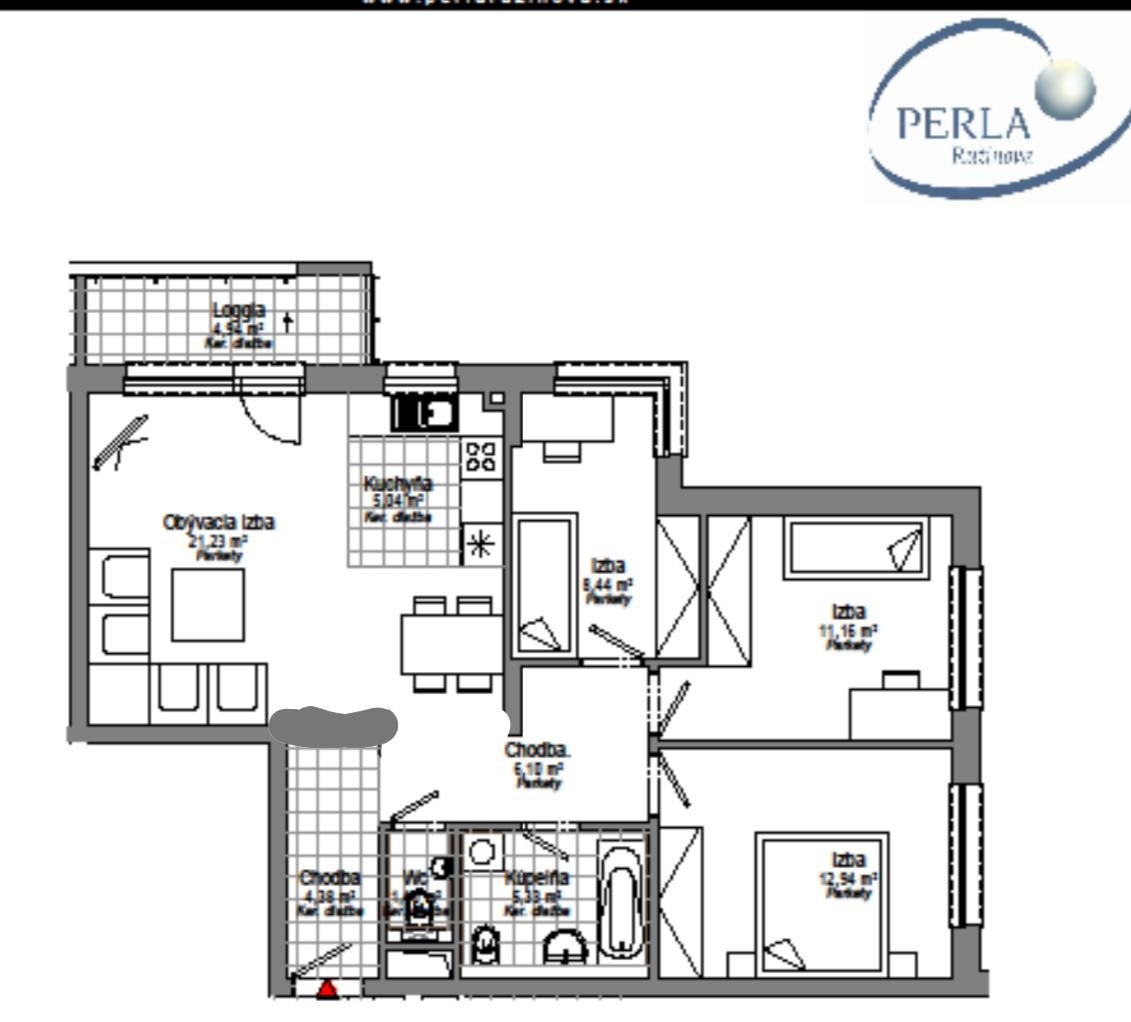 Pekný 4i v Perla Ružinova • 2 státia • Mierová ul • Ružinov - 13