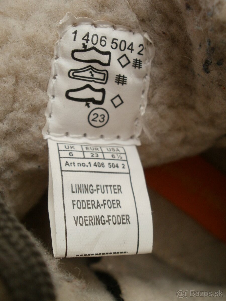 Bobbi Shoes topánočky s kožušinou veľkosť 23 - 13