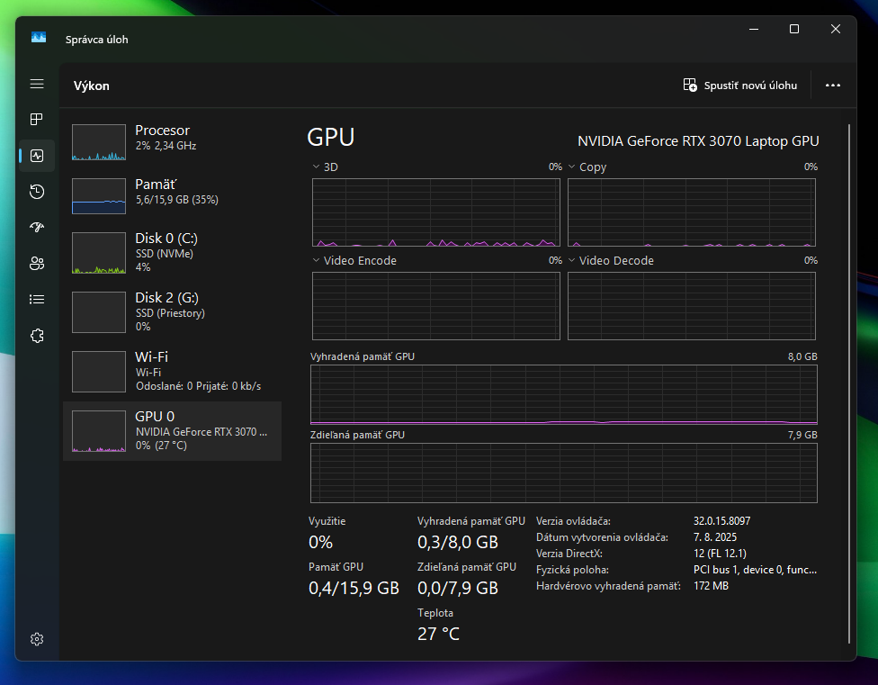 Lenovo Legion 17" Ryz 7/ RTX 3070 8GB/ 16GB RAM/ 1,5T - 13