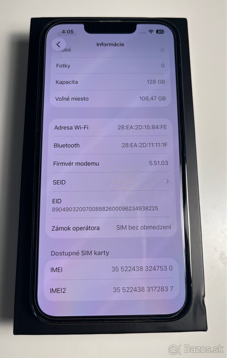 iPhone 13 Pro Graphite, TOP stav, 1. majiteľ - 13