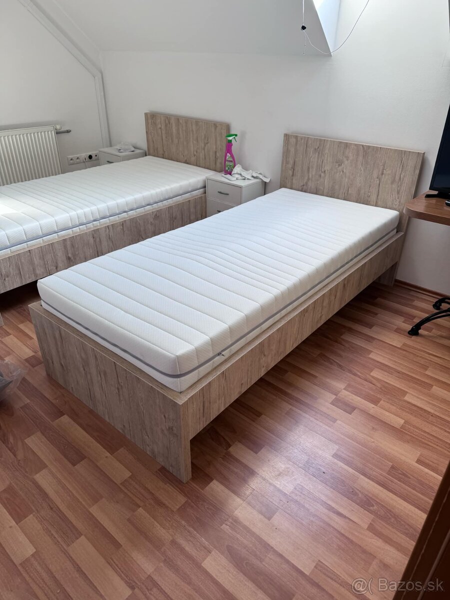 Predám kvalitnú pevnú posteľ Samuel 90x200cm - úplne NOVA - 13